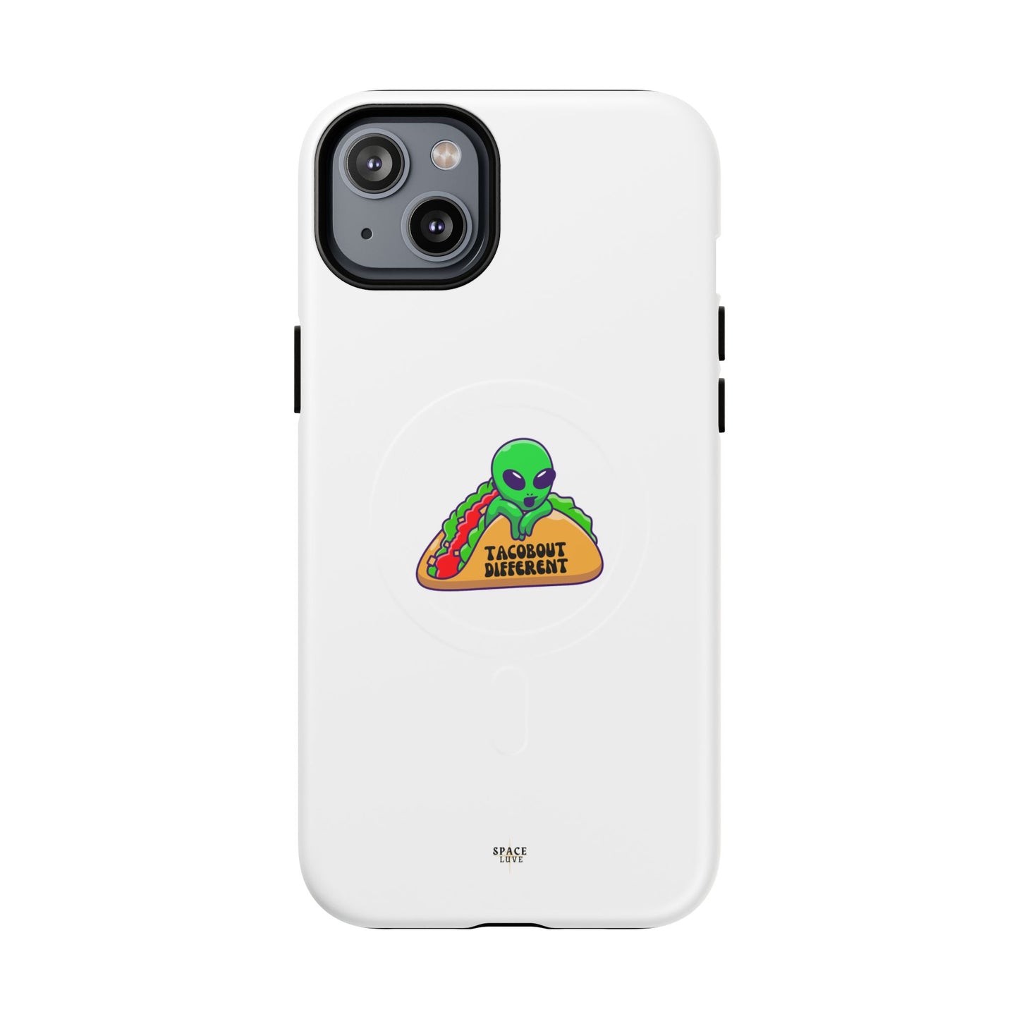 Alien Taco Tough Magnetic Phone Cases, Geeky Gift, Fun Phone Accessories, Unique Cell Phone Cover, Quirky Design