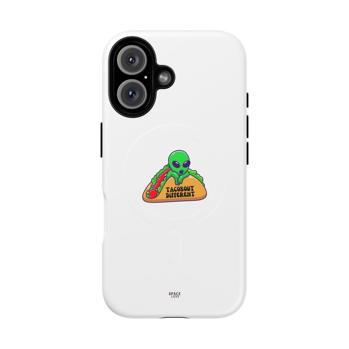 Alien Taco Tough Magnetic Phone Cases, Geeky Gift, Fun Phone Accessories, Unique Cell Phone Cover, Quirky Design