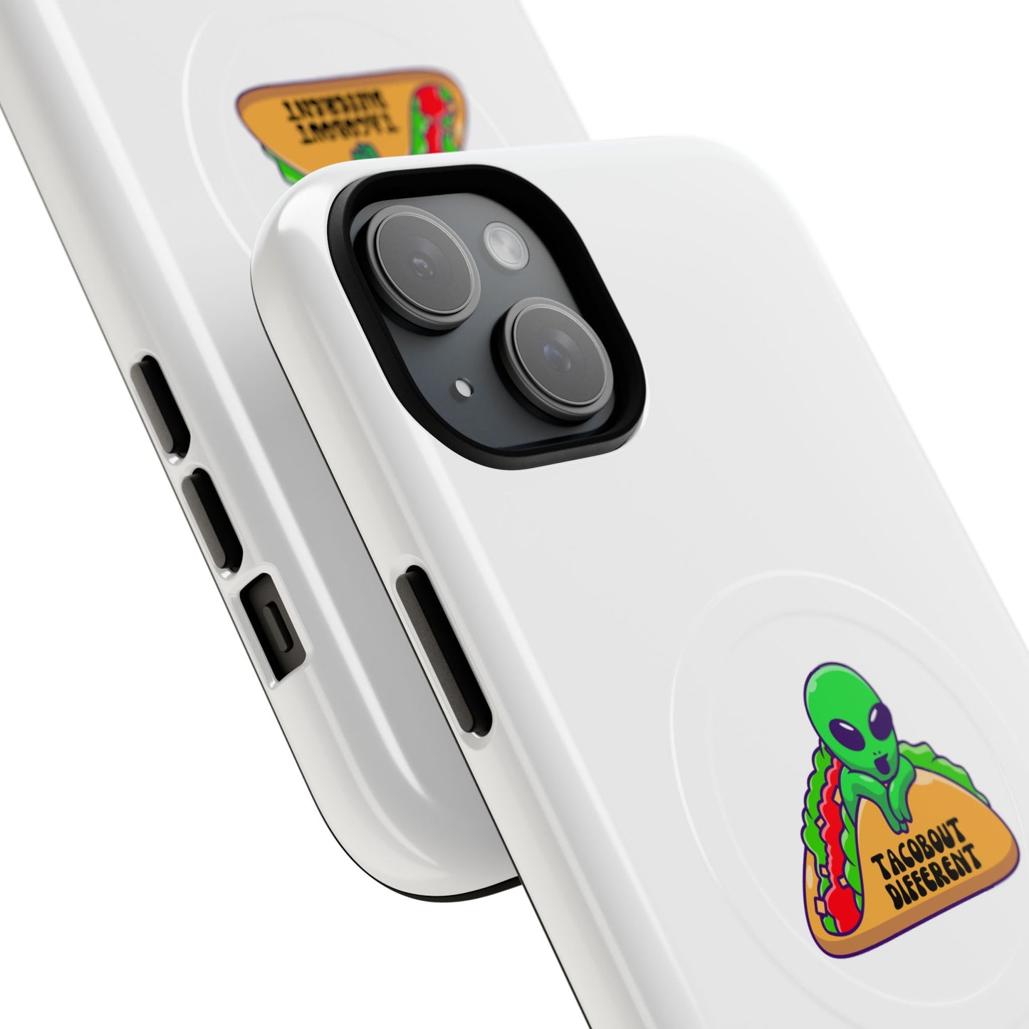 Alien Taco Tough Magnetic Phone Cases, Geeky Gift, Fun Phone Accessories, Unique Cell Phone Cover, Quirky Design