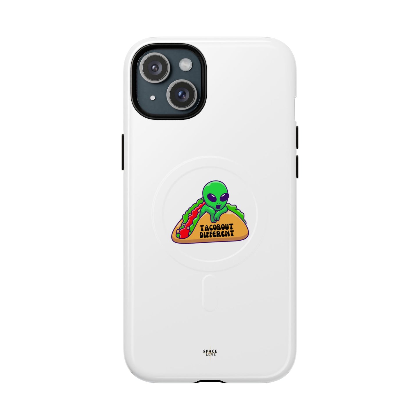 Alien Taco Tough Magnetic Phone Cases, Geeky Gift, Fun Phone Accessories, Unique Cell Phone Cover, Quirky Design