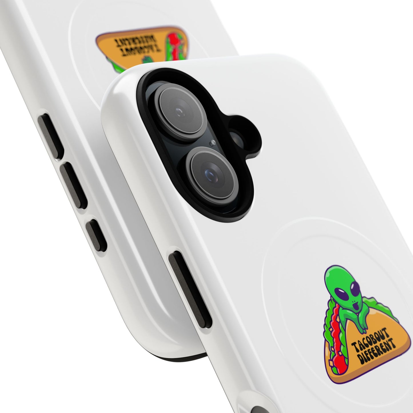 Alien Taco Tough Magnetic Phone Cases, Geeky Gift, Fun Phone Accessories, Unique Cell Phone Cover, Quirky Design
