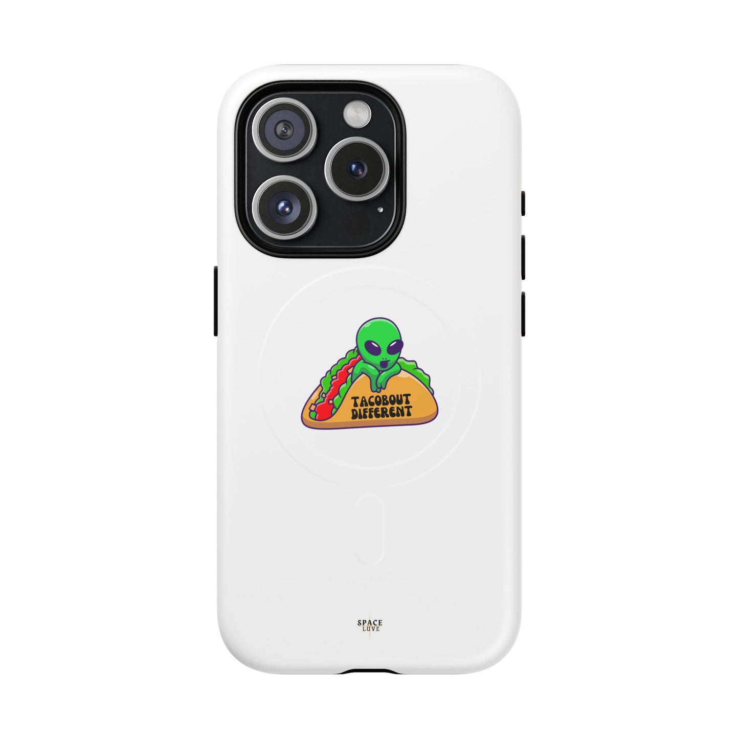 Alien Taco Tough Magnetic Phone Cases, Geeky Gift, Fun Phone Accessories, Unique Cell Phone Cover, Quirky Design
