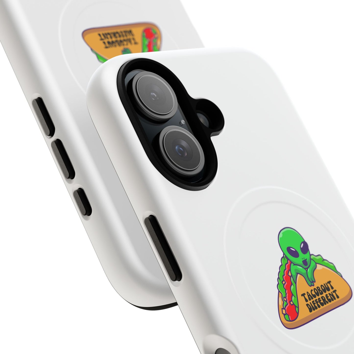Alien Taco Tough Magnetic Phone Cases, Geeky Gift, Fun Phone Accessories, Unique Cell Phone Cover, Quirky Design