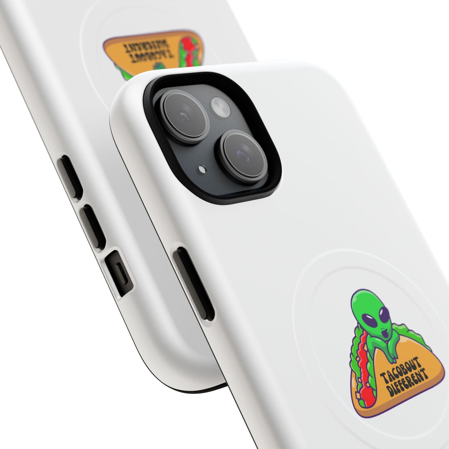 Alien Taco Tough Magnetic Phone Cases, Geeky Gift, Fun Phone Accessories, Unique Cell Phone Cover, Quirky Design