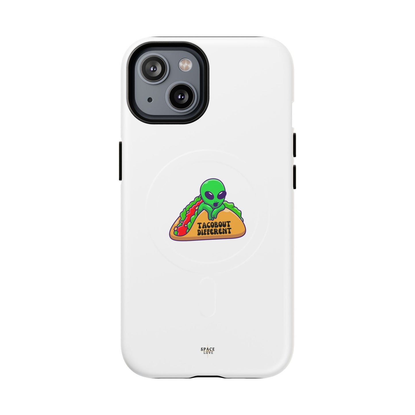 Alien Taco Tough Magnetic Phone Cases, Geeky Gift, Fun Phone Accessories, Unique Cell Phone Cover, Quirky Design