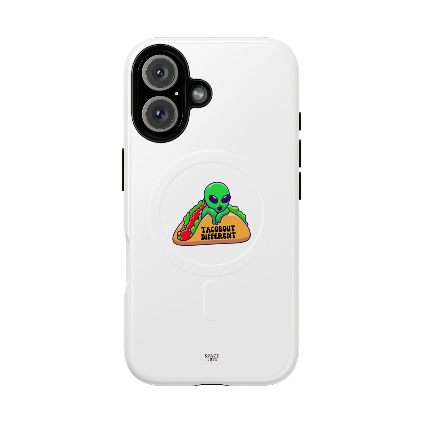 Alien Taco Tough Magnetic Phone Cases, Geeky Gift, Fun Phone Accessories, Unique Cell Phone Cover, Quirky Design