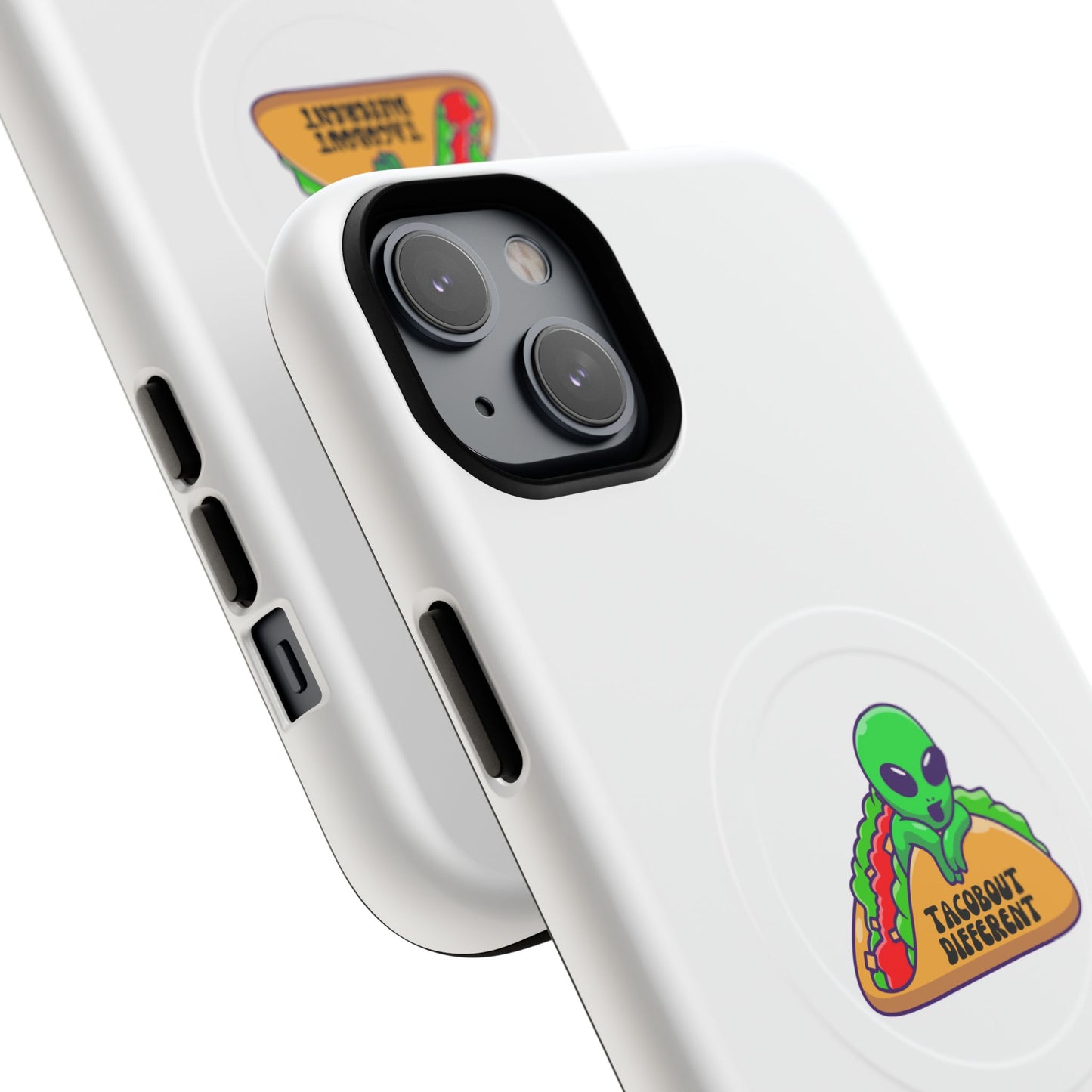 Alien Taco Tough Magnetic Phone Cases, Geeky Gift, Fun Phone Accessories, Unique Cell Phone Cover, Quirky Design