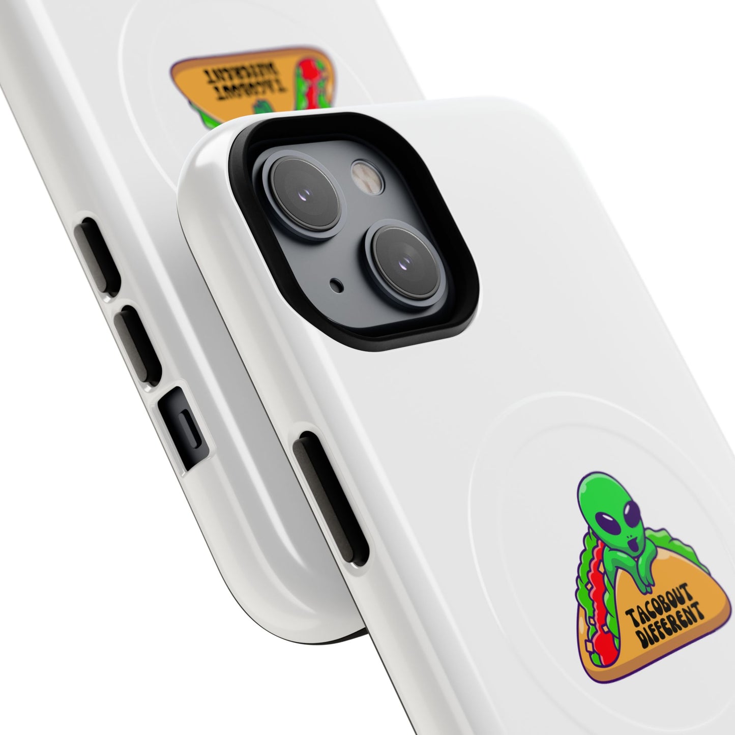 Alien Taco Tough Magnetic Phone Cases, Geeky Gift, Fun Phone Accessories, Unique Cell Phone Cover, Quirky Design