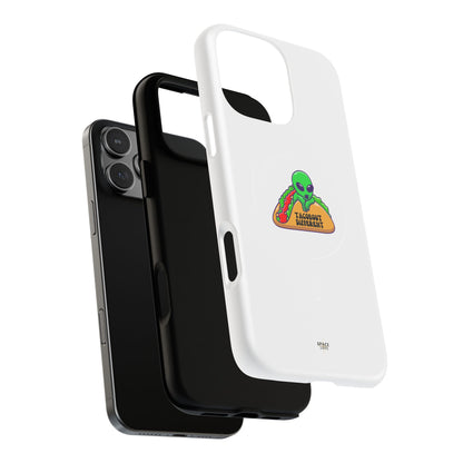 Alien Taco Tough Magnetic Phone Cases, Geeky Gift, Fun Phone Accessories, Unique Cell Phone Cover, Quirky Design