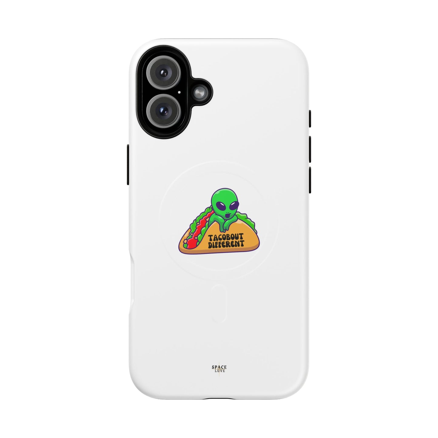 Alien Taco Tough Magnetic Phone Cases, Geeky Gift, Fun Phone Accessories, Unique Cell Phone Cover, Quirky Design