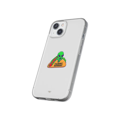 Alien Taco Flexi Case - Fun Phone Cover for Taco Lovers, Quirky Gift for Foodies, Sleek Design for iPhone, Unique Accessory, Birthday [...]