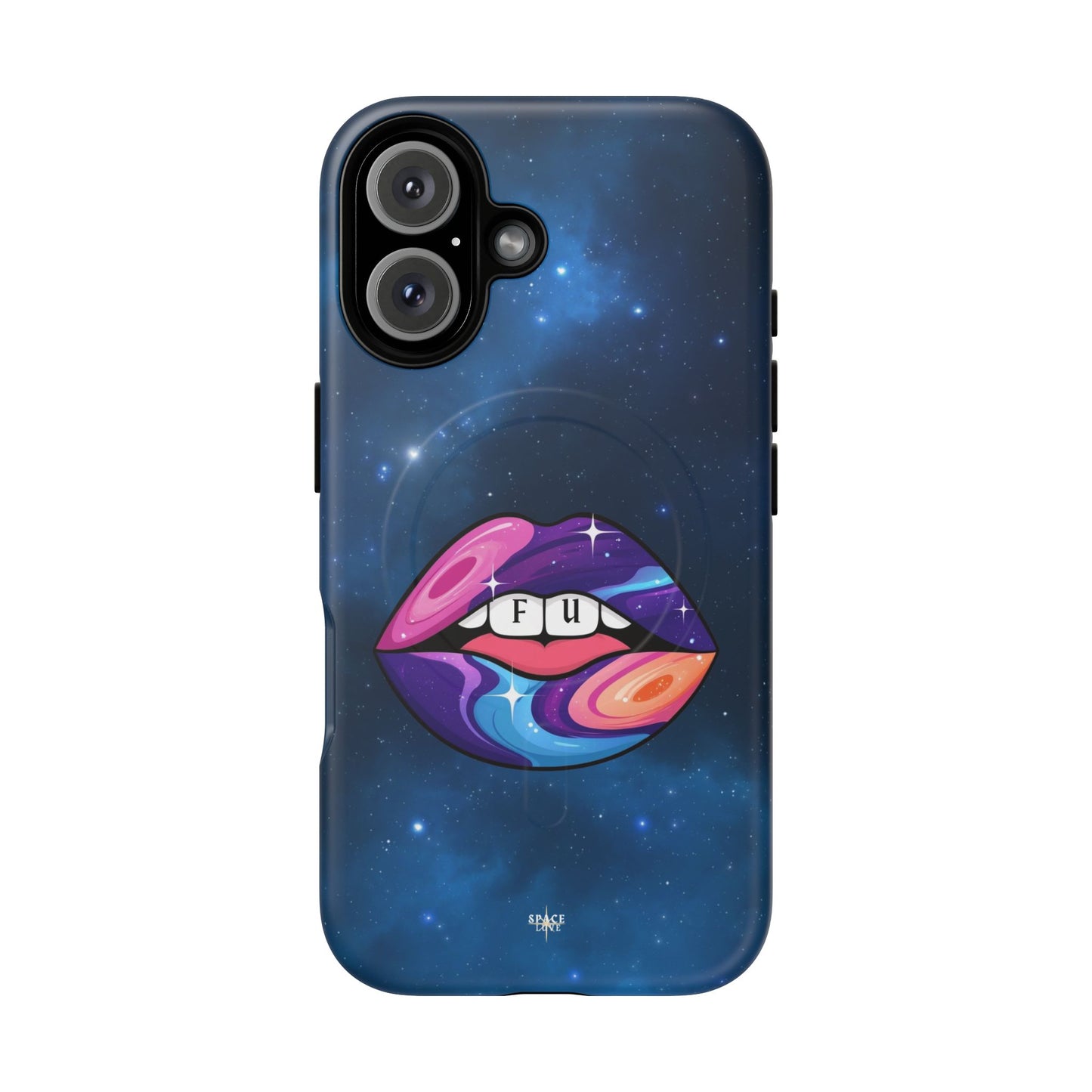 Galaxy Kiss Tough Magnetic Phone Case - Bold & Colorful Design