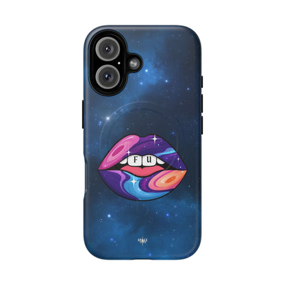 Galaxy Kiss Tough Magnetic Phone Case - Bold & Colorful Design