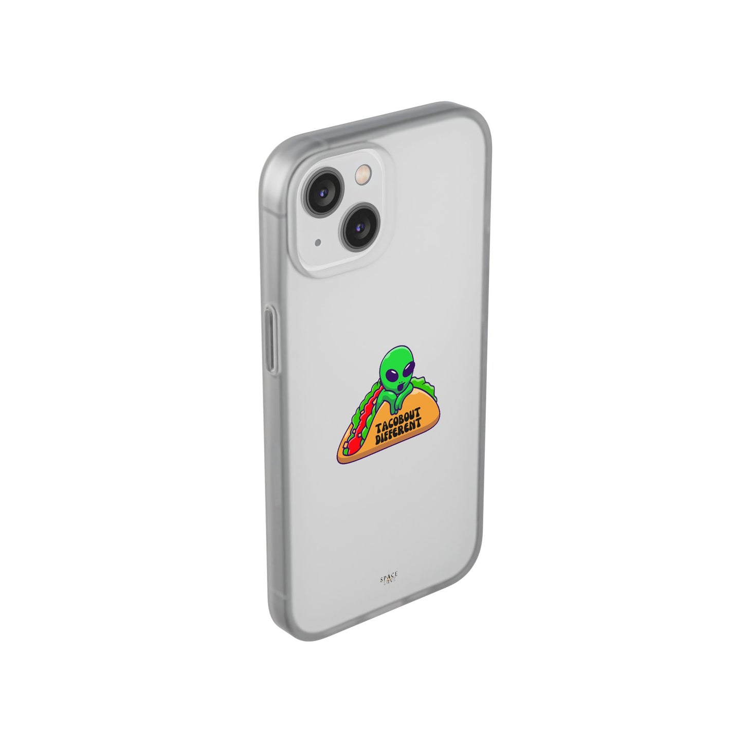 Alien Taco Flexi Case - Fun Phone Cover for Taco Lovers, Quirky Gift for Foodies, Sleek Design for iPhone, Unique Accessory, Birthday [...]