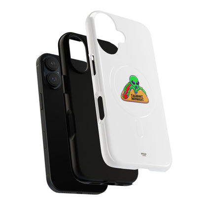 Alien Taco Tough Magnetic Phone Cases, Geeky Gift, Fun Phone Accessories, Unique Cell Phone Cover, Quirky Design