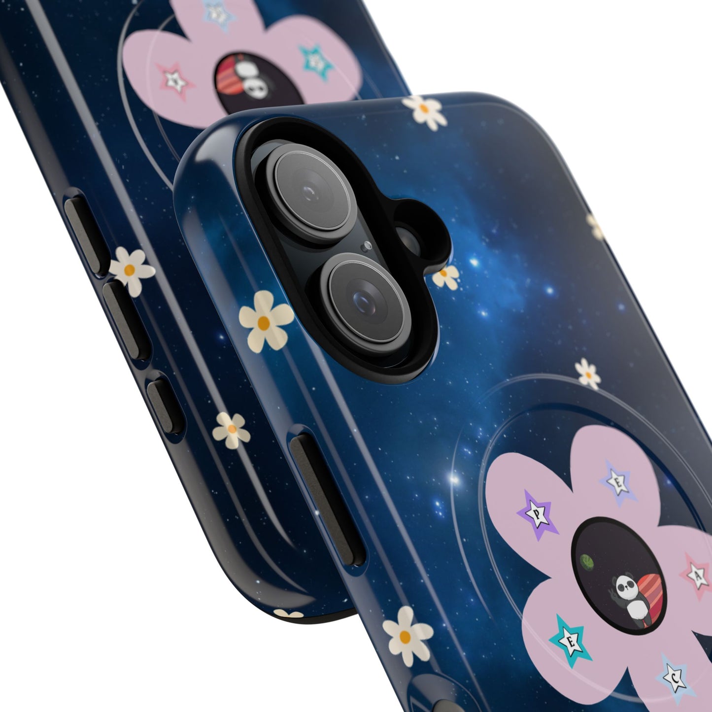 Floral Tough Magnetic Phone Case - Cute & Durable Design for Everyday Use