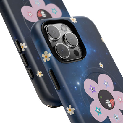 Floral Tough Magnetic Phone Case - Cute & Durable Design for Everyday Use