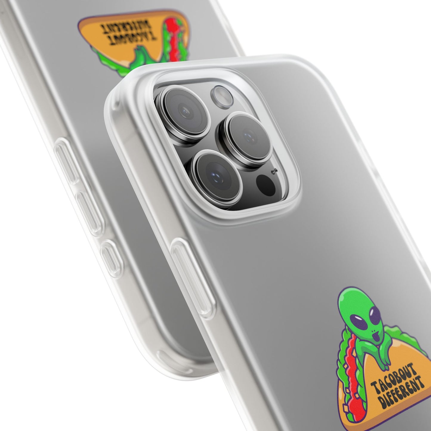 Alien Taco Flexi Case - Fun Phone Cover for Taco Lovers, Quirky Gift for Foodies, Sleek Design for iPhone, Unique Accessory, Birthday [...]