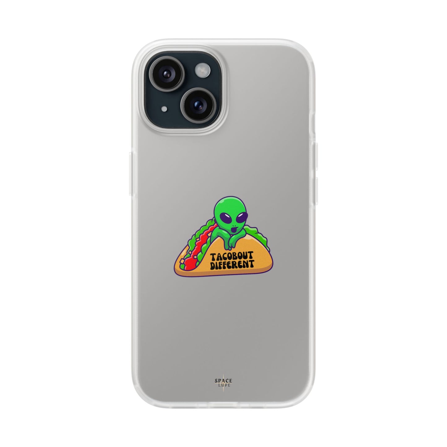 Alien Taco Flexi Case - Fun Phone Cover for Taco Lovers, Quirky Gift for Foodies, Sleek Design for iPhone, Unique Accessory, Birthday [...]