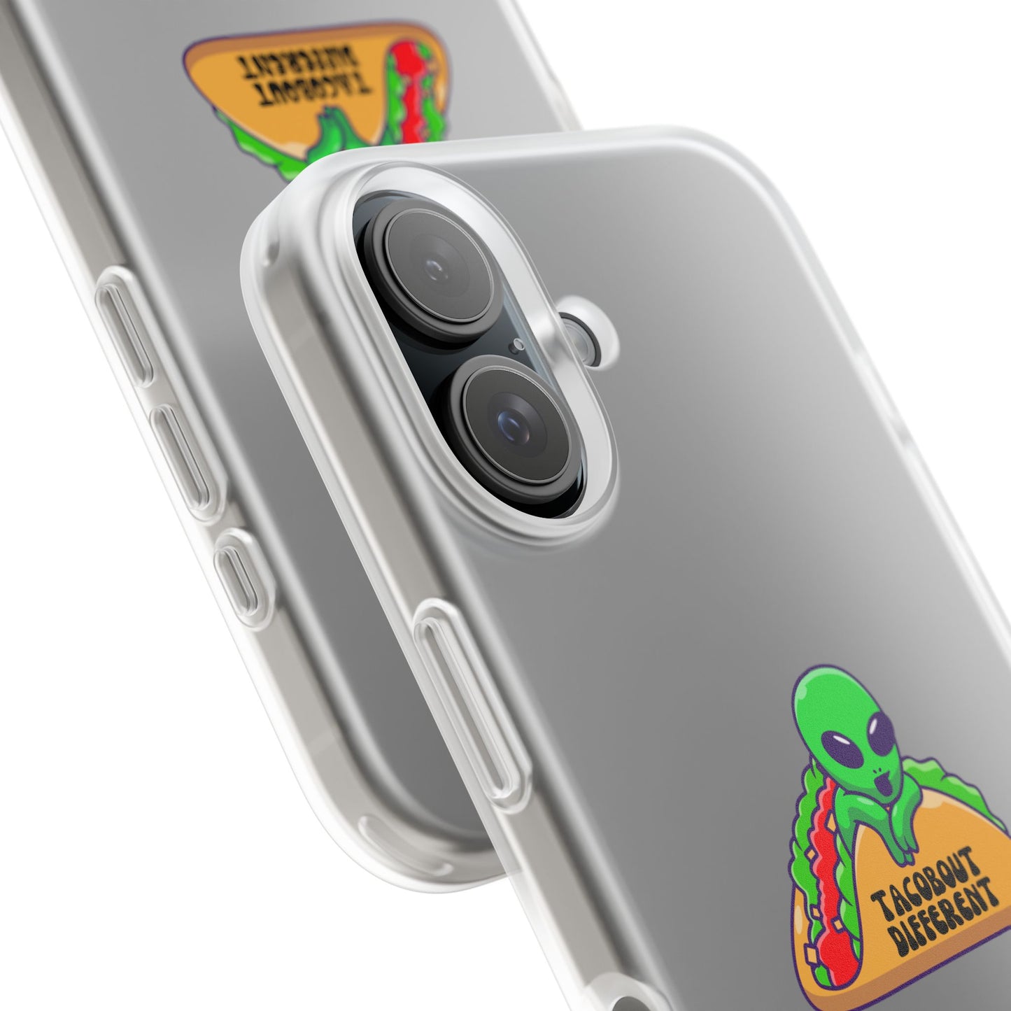 Alien Taco Flexi Case - Fun Phone Cover for Taco Lovers, Quirky Gift for Foodies, Sleek Design for iPhone, Unique Accessory, Birthday [...]