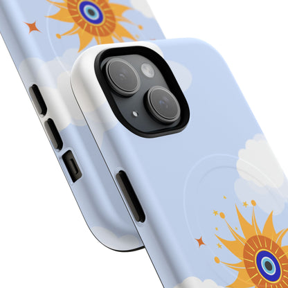 Sunshine Aura Tough Magnetic Phone Case - Durable Protection with Vibrant Design