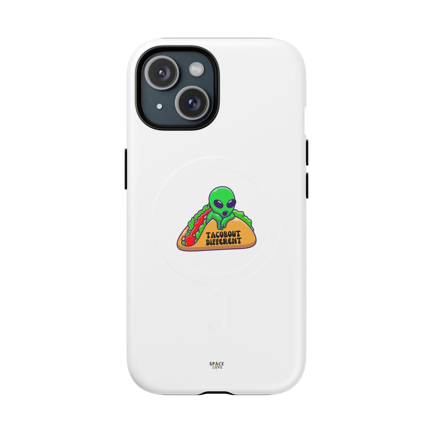 Alien Taco Tough Magnetic Phone Cases, Geeky Gift, Fun Phone Accessories, Unique Cell Phone Cover, Quirky Design