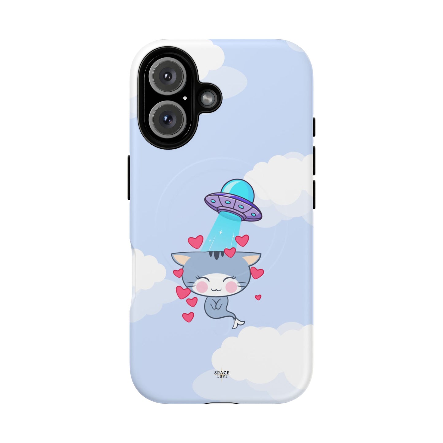 Cute Alien Cat Magnetic Phone Case - Tough Protection & Adorable Design