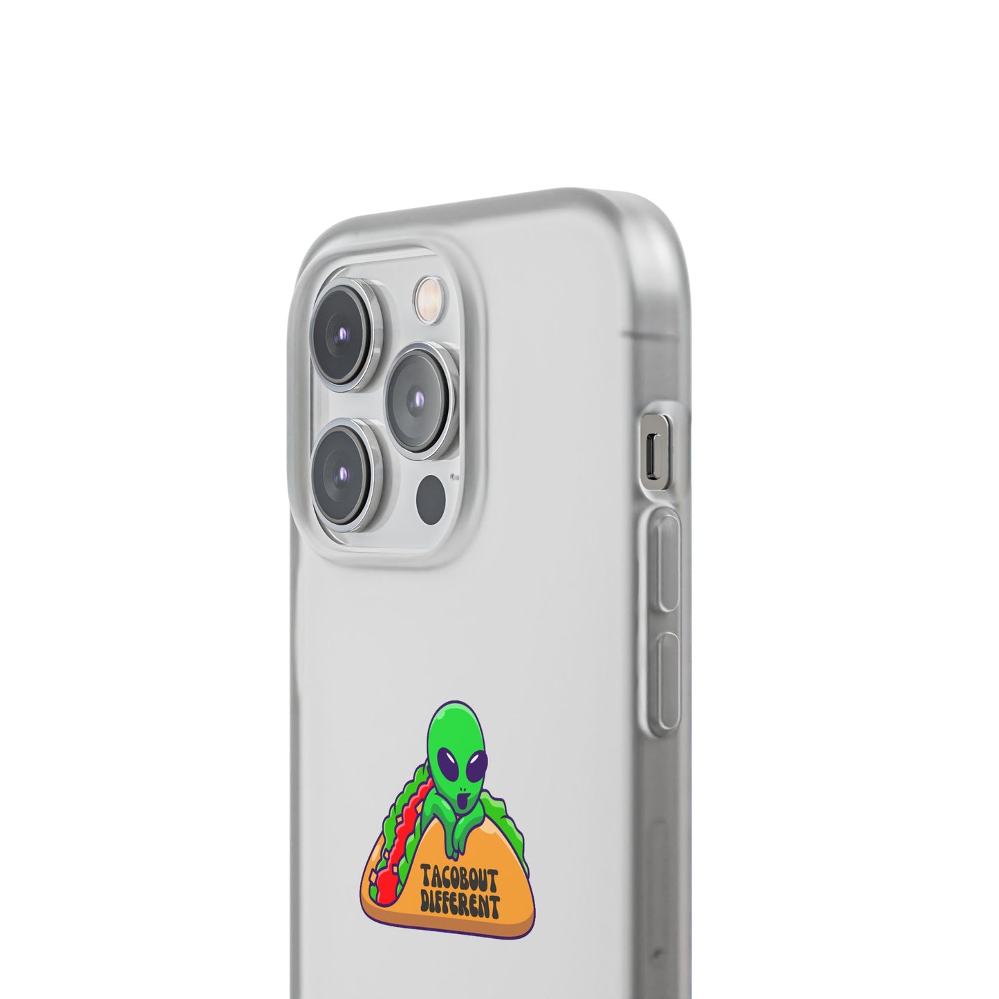 Alien Taco Flexi Case - Fun Phone Cover for Taco Lovers, Quirky Gift for Foodies, Sleek Design for iPhone, Unique Accessory, Birthday [...]