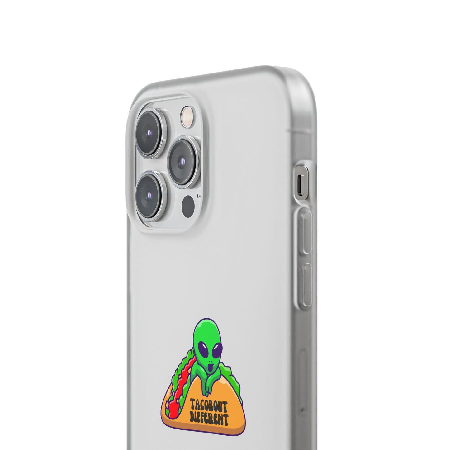 Alien Taco Flexi Case - Fun Phone Cover for Taco Lovers, Quirky Gift for Foodies, Sleek Design for iPhone, Unique Accessory, Birthday [...]