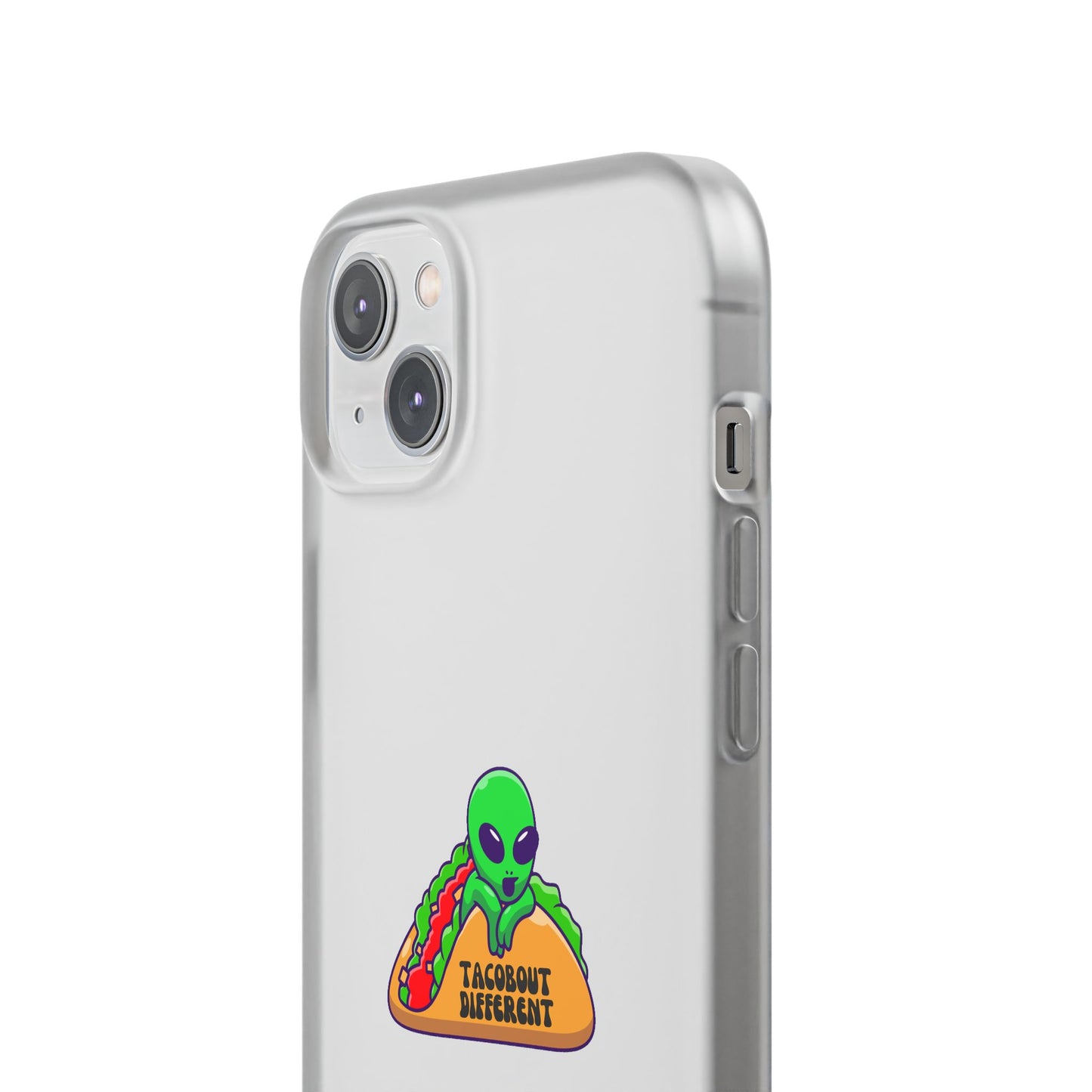 Alien Taco Flexi Case - Fun Phone Cover for Taco Lovers, Quirky Gift for Foodies, Sleek Design for iPhone, Unique Accessory, Birthday [...]