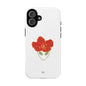Floral Alien Phone Case | Tough Magnetic Cases | Unique Phone Accessory, Stylish Gift for Teenagers, Floral Design, Alien Lovers