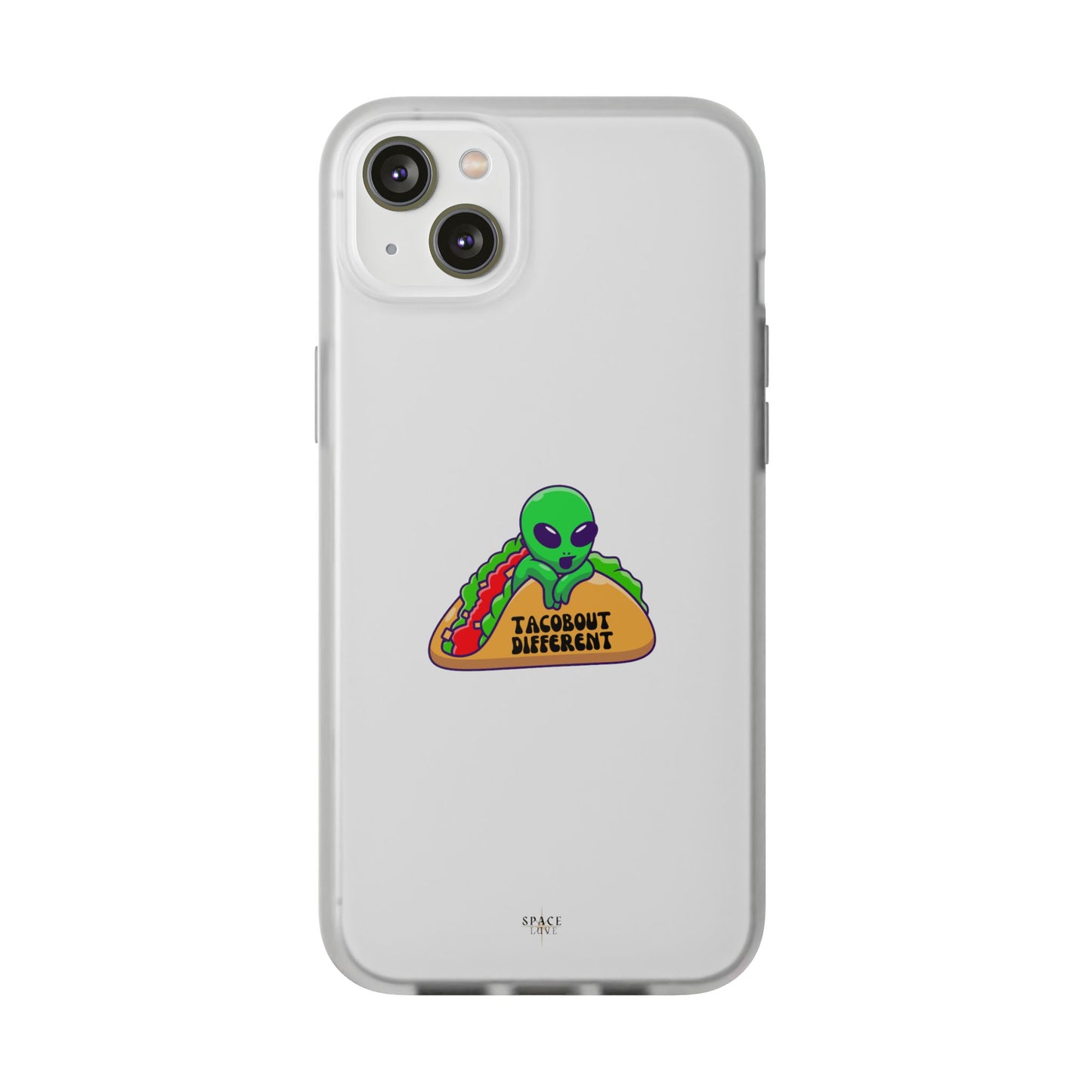 Alien Taco Flexi Case - Fun Phone Cover for Taco Lovers, Quirky Gift for Foodies, Sleek Design for iPhone, Unique Accessory, Birthday [...]