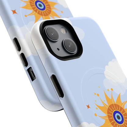 Sunshine Aura Tough Magnetic Phone Case - Durable Protection with Vibrant Design