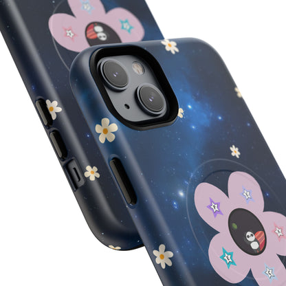 Floral Tough Magnetic Phone Case - Cute & Durable Design for Everyday Use