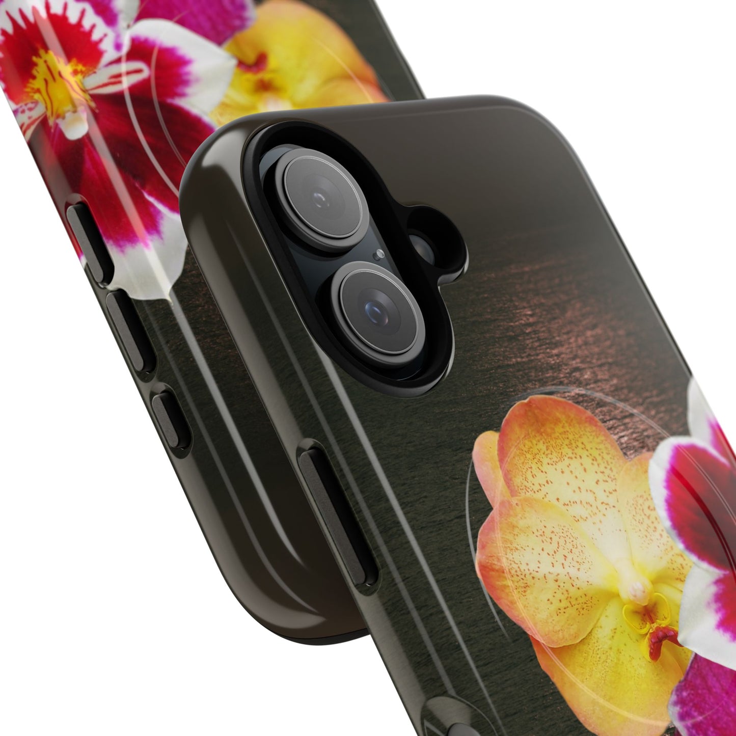 Tough Magnetic Phone Case with Floral Design