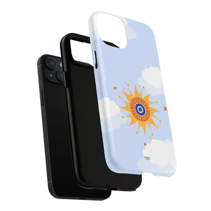 Sunshine Aura Tough Magnetic Phone Case - Durable Protection with Vibrant Design