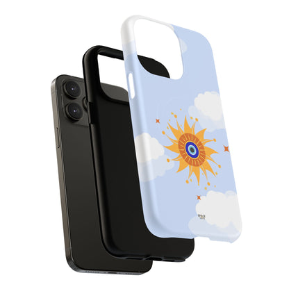 Sunshine Aura Tough Magnetic Phone Case - Durable Protection with Vibrant Design