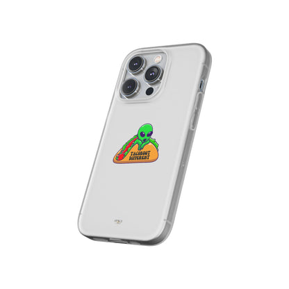 Alien Taco Flexi Case - Fun Phone Cover for Taco Lovers, Quirky Gift for Foodies, Sleek Design for iPhone, Unique Accessory, Birthday [...]