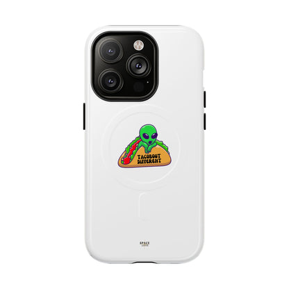Alien Taco Tough Magnetic Phone Cases, Geeky Gift, Fun Phone Accessories, Unique Cell Phone Cover, Quirky Design