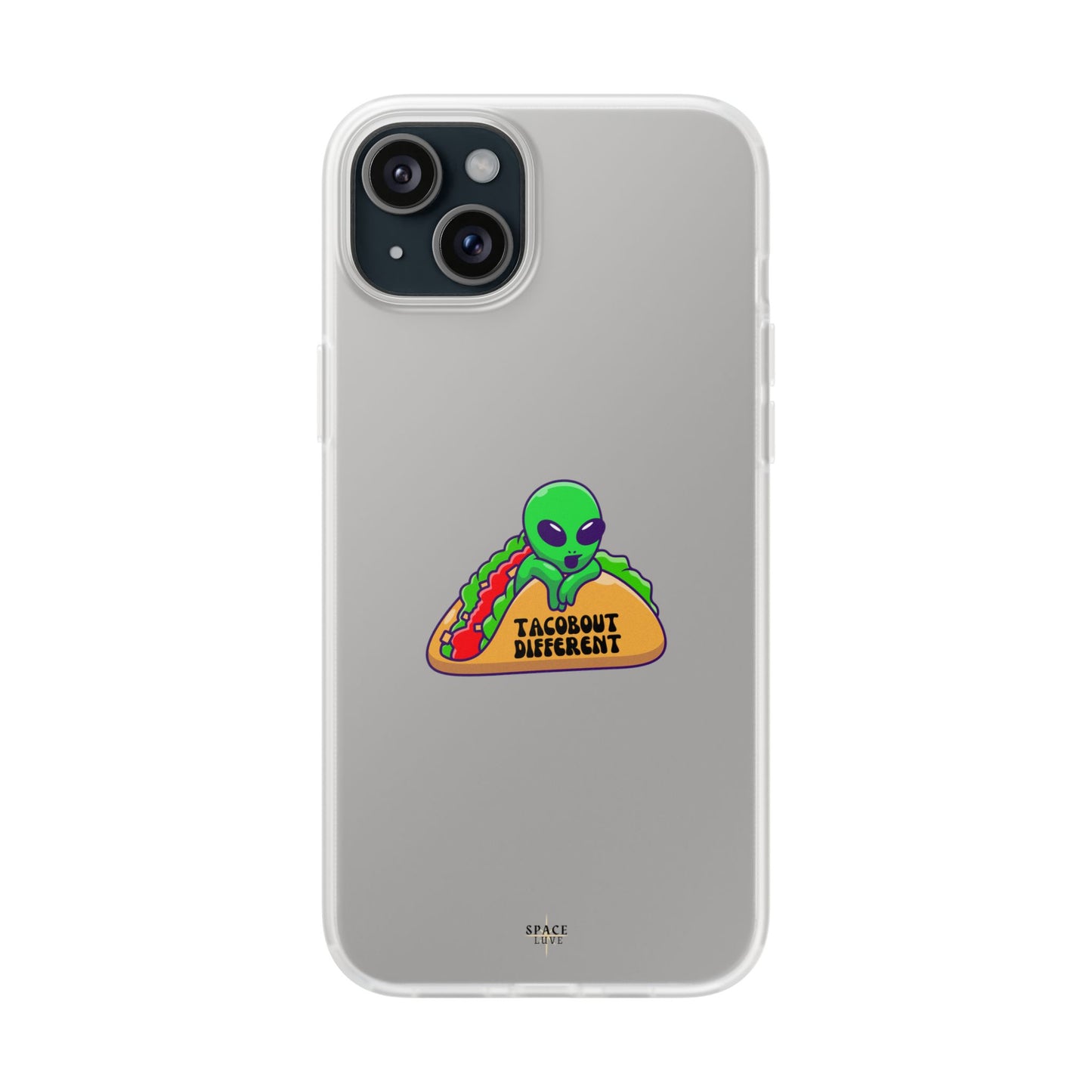 Alien Taco Flexi Case - Fun Phone Cover for Taco Lovers, Quirky Gift for Foodies, Sleek Design for iPhone, Unique Accessory, Birthday [...]