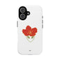 Floral Alien Phone Case | Tough Magnetic Cases | Unique Phone Accessory, Stylish Gift for Teenagers, Floral Design, Alien Lovers