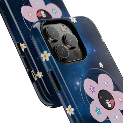 Floral Tough Magnetic Phone Case - Cute & Durable Design for Everyday Use