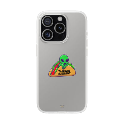 Alien Taco Flexi Case - Fun Phone Cover for Taco Lovers, Quirky Gift for Foodies, Sleek Design for iPhone, Unique Accessory, Birthday [...]