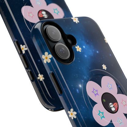 Floral Tough Magnetic Phone Case - Cute & Durable Design for Everyday Use