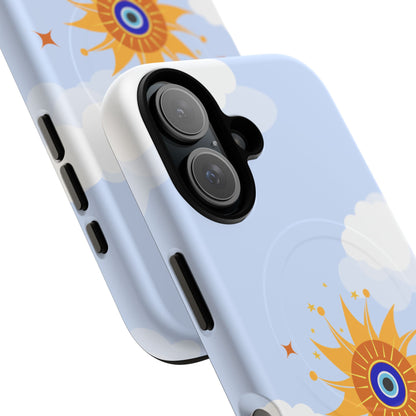 Sunshine Aura Tough Magnetic Phone Case - Durable Protection with Vibrant Design