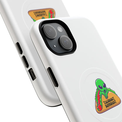 Alien Taco Tough Magnetic Phone Cases, Geeky Gift, Fun Phone Accessories, Unique Cell Phone Cover, Quirky Design