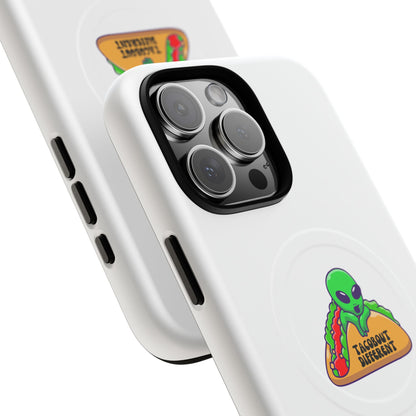 Alien Taco Tough Magnetic Phone Cases, Geeky Gift, Fun Phone Accessories, Unique Cell Phone Cover, Quirky Design