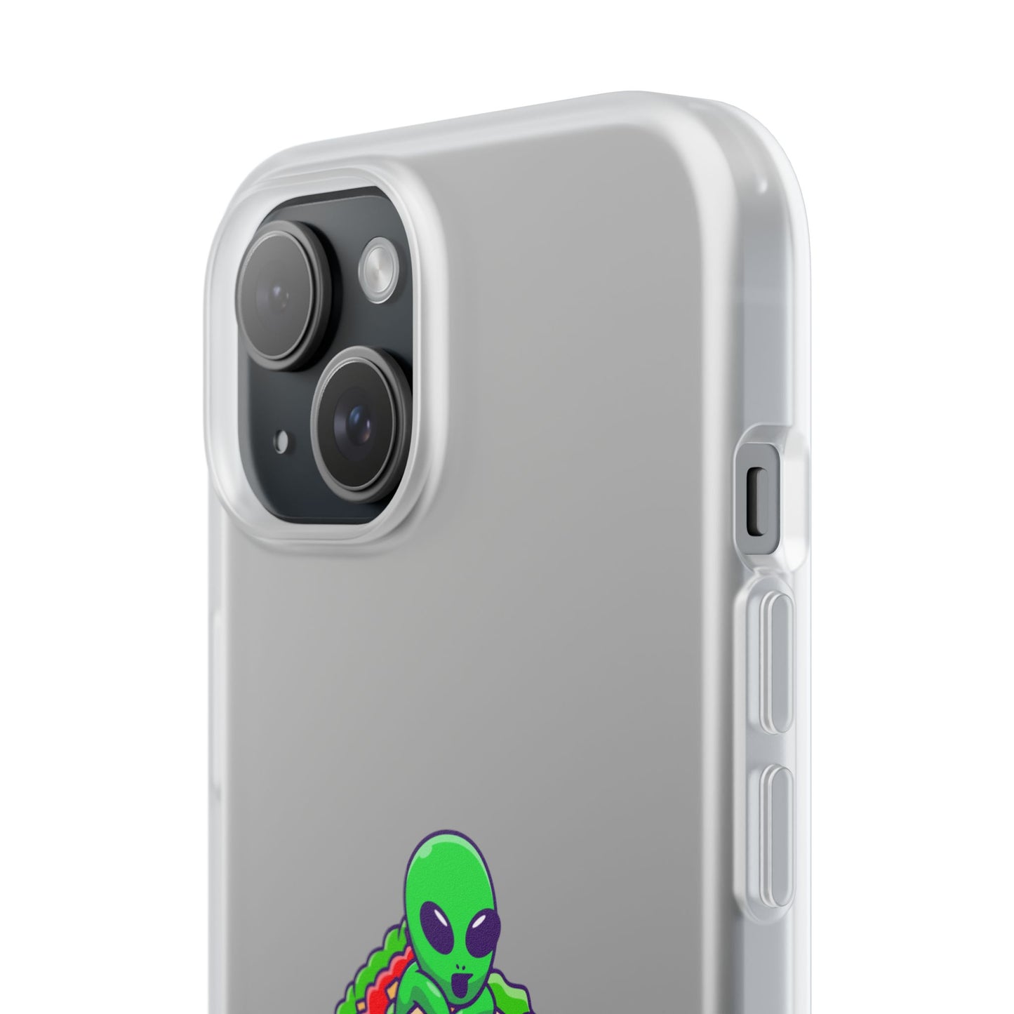Alien Taco Flexi Case - Fun Phone Cover for Taco Lovers, Quirky Gift for Foodies, Sleek Design for iPhone, Unique Accessory, Birthday [...]