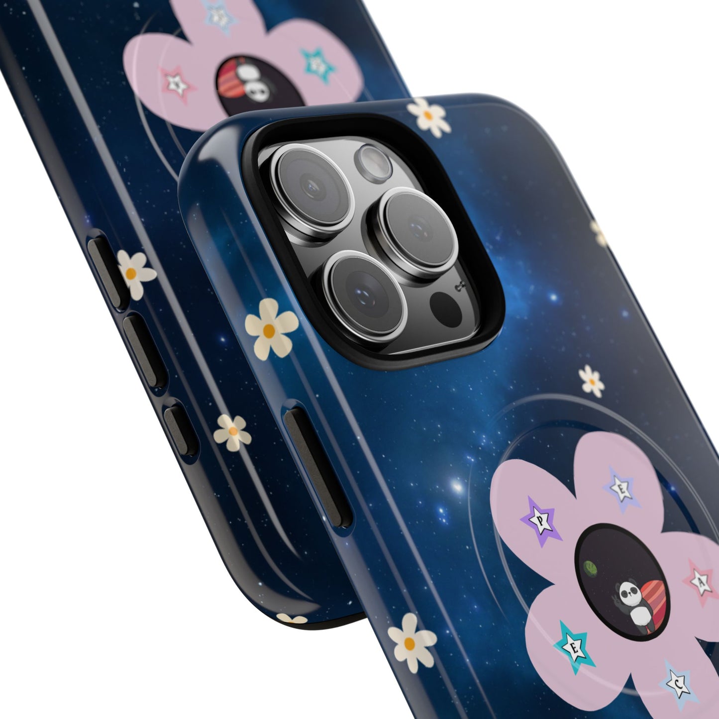 Floral Tough Magnetic Phone Case - Cute & Durable Design for Everyday Use
