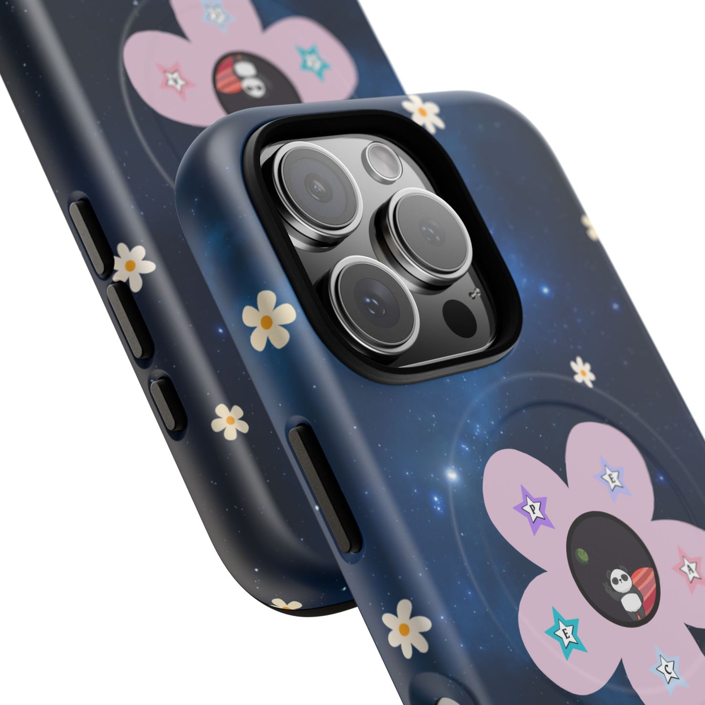 Floral Tough Magnetic Phone Case - Cute & Durable Design for Everyday Use